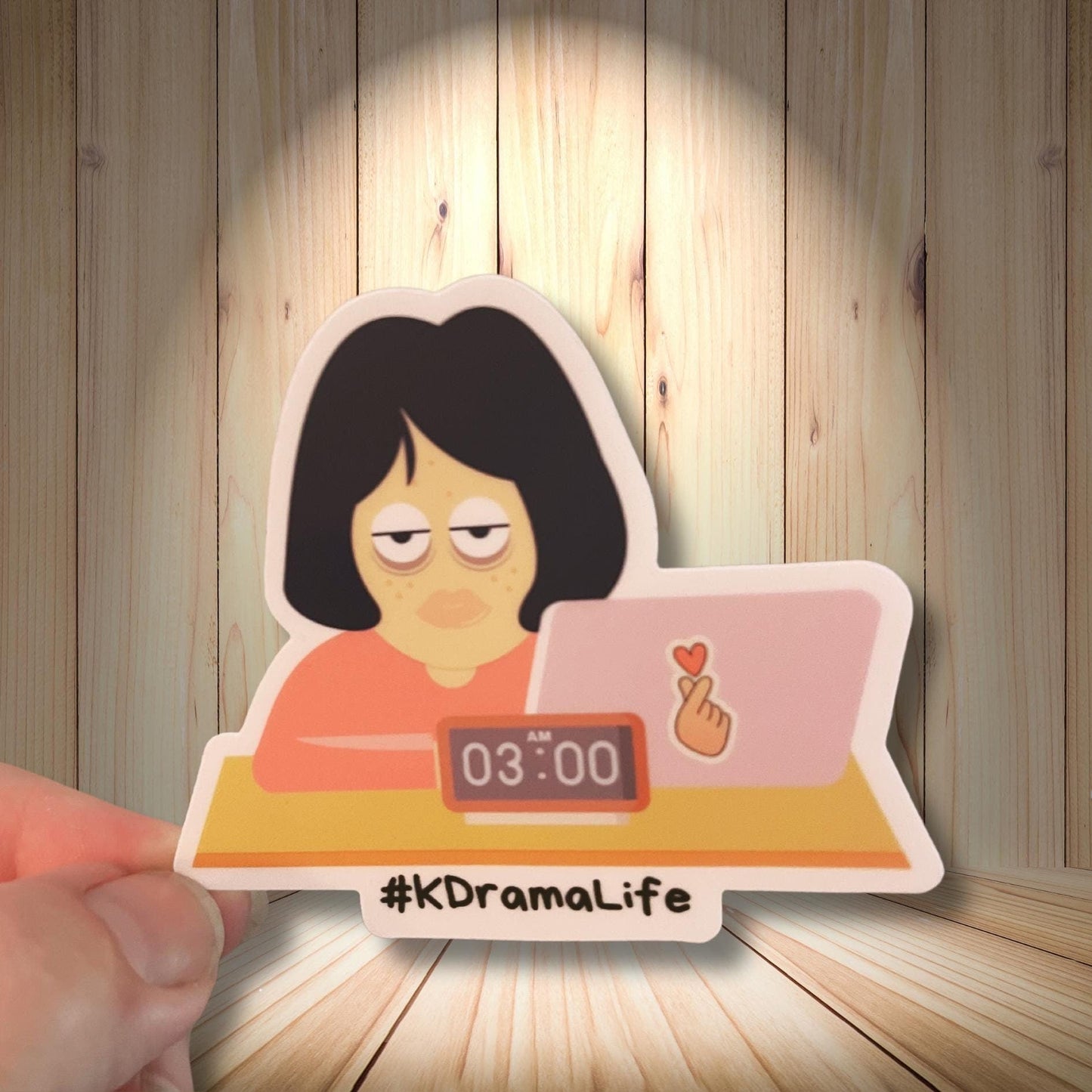 Funny KDrama Sticker, KDrama Life Vinyl Sticker, Korean Drama Addict Sticker, Gift For KDrama Lover, Sticker for Water Bottle, Phone, Laptop - JuzBecuzStationery