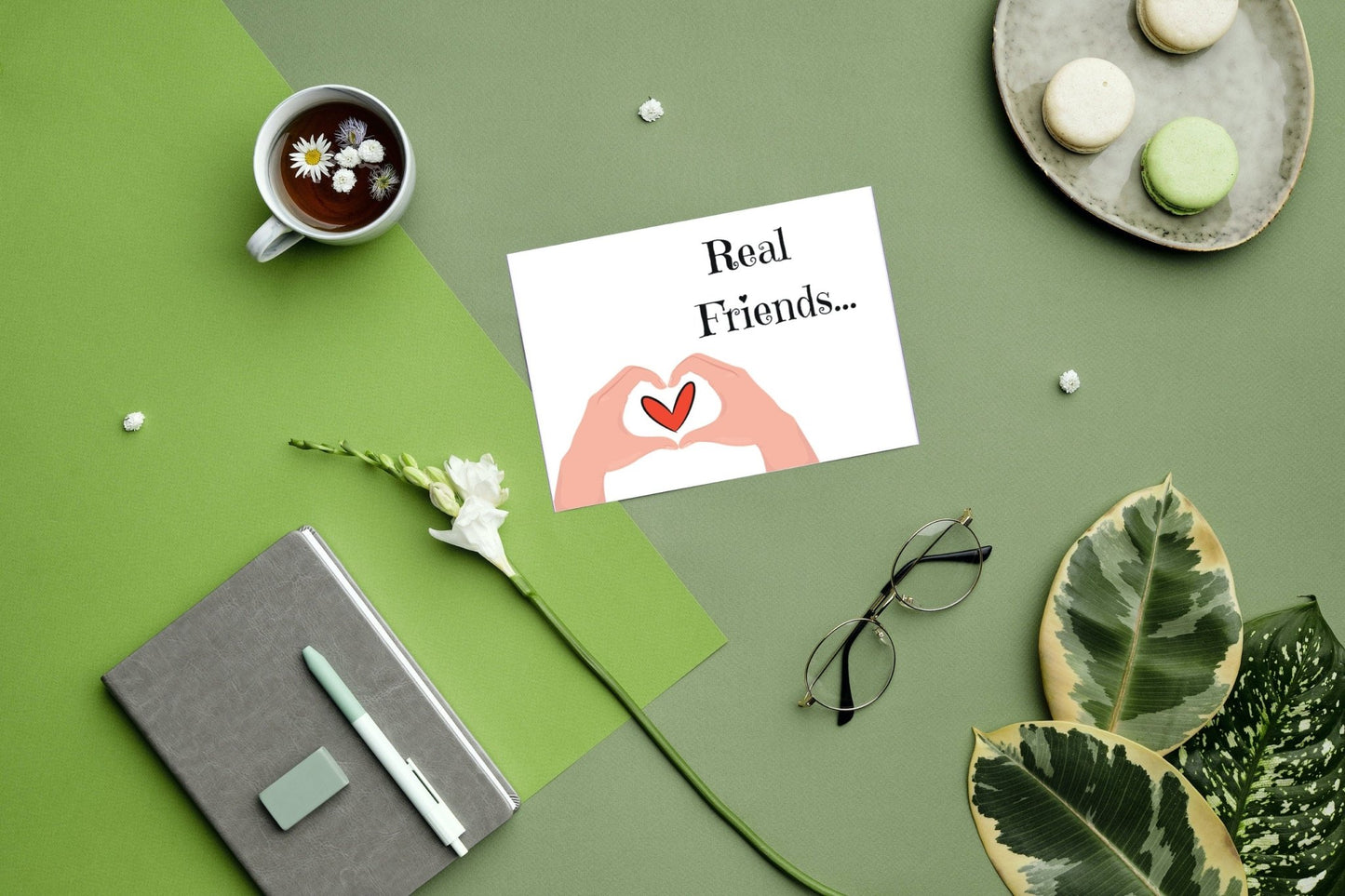 Funny Korean Snacks Friendship Card: Kdrama Kpop Fan Gift - JuzBecuzStationery