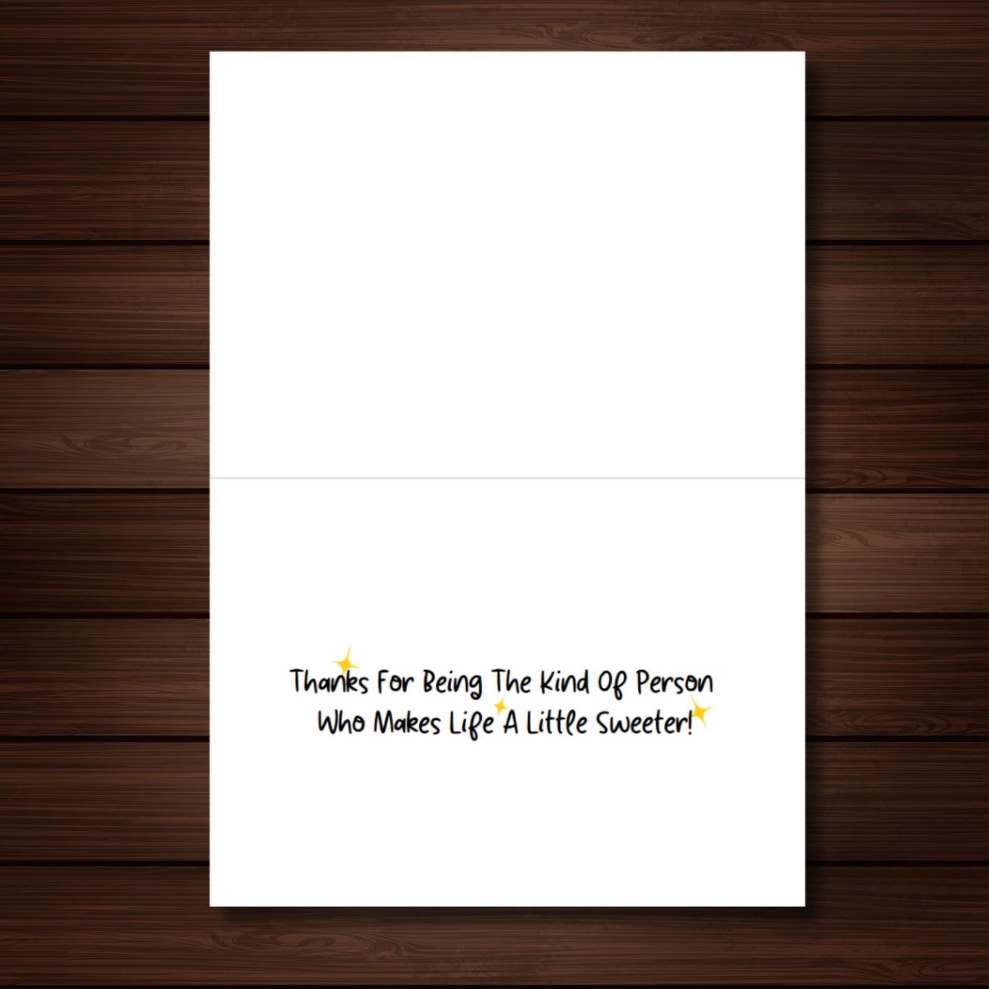 Bungeoppang Thank You Card: Korean Fish Bread, Kdrama Fan Gift - JuzBecuzStationery