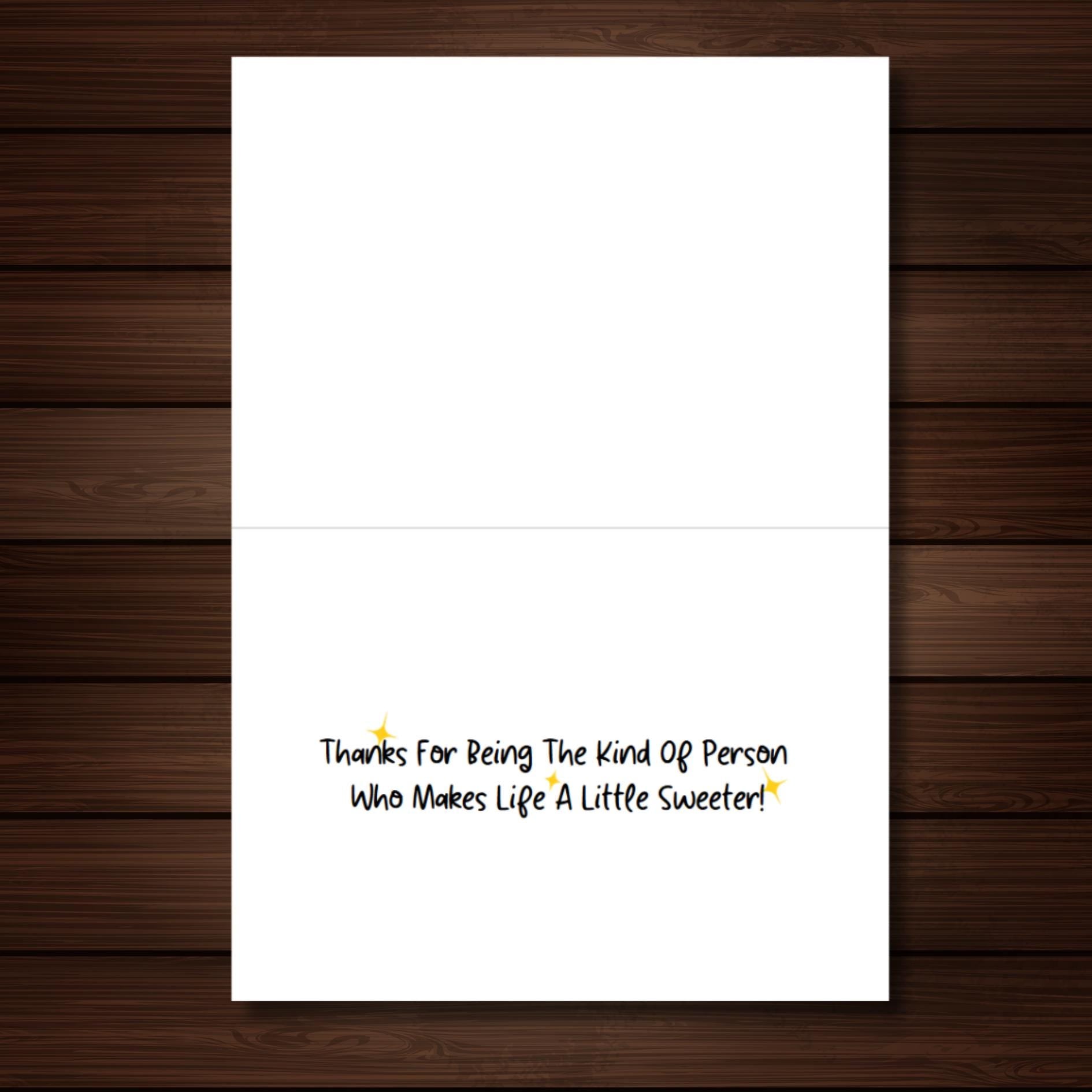 Bungeoppang Thank You Card: Korean Fish Bread, Kdrama Fan Gift - JuzBecuzStationery