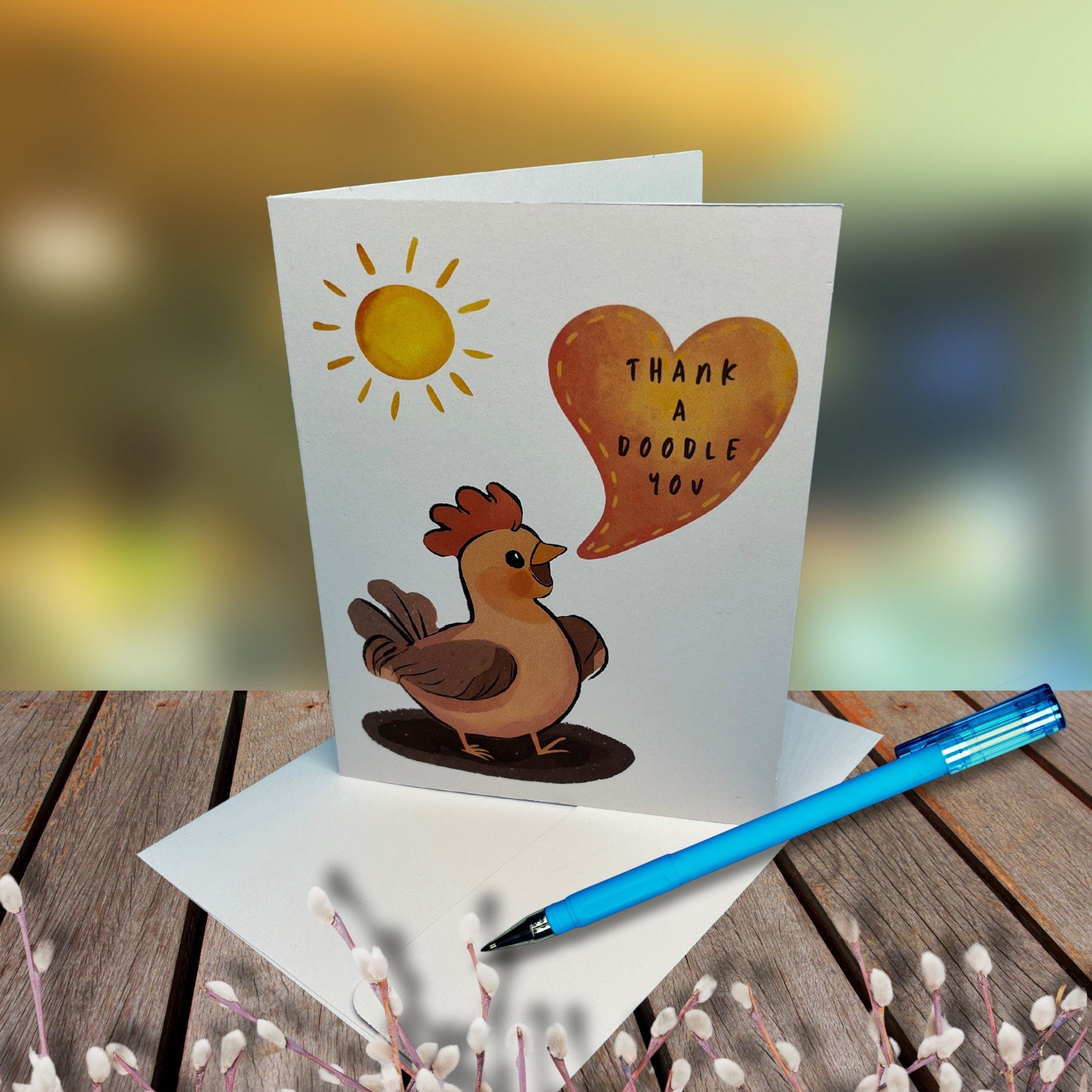 Farm Animal Thank You Cards: Barnyard Pun Appreciation Notes - JuzBecuzStationery