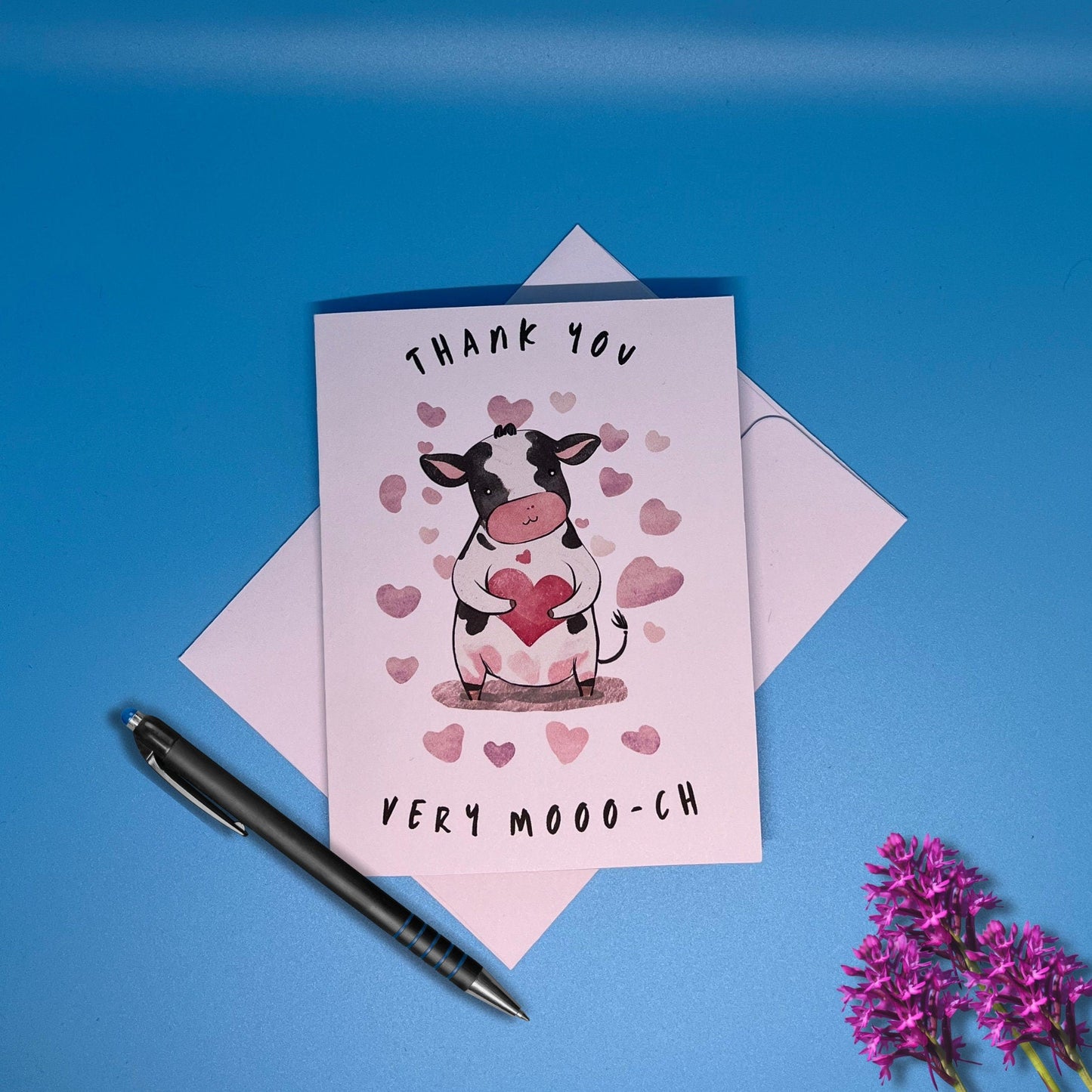 Farm Animal Thank You Cards: Barnyard Pun Appreciation Notes - JuzBecuzStationery