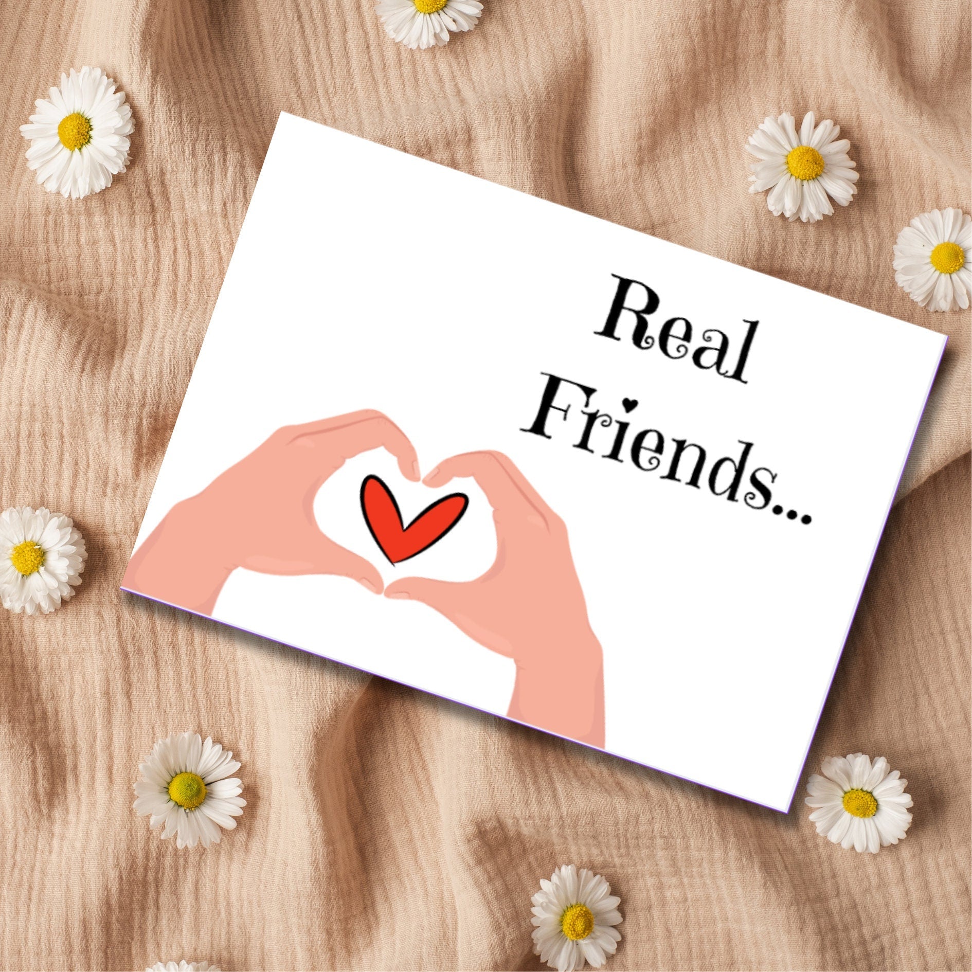 Funny Korean Snacks Friendship Card: Kdrama Kpop Fan Gift - JuzBecuzStationery