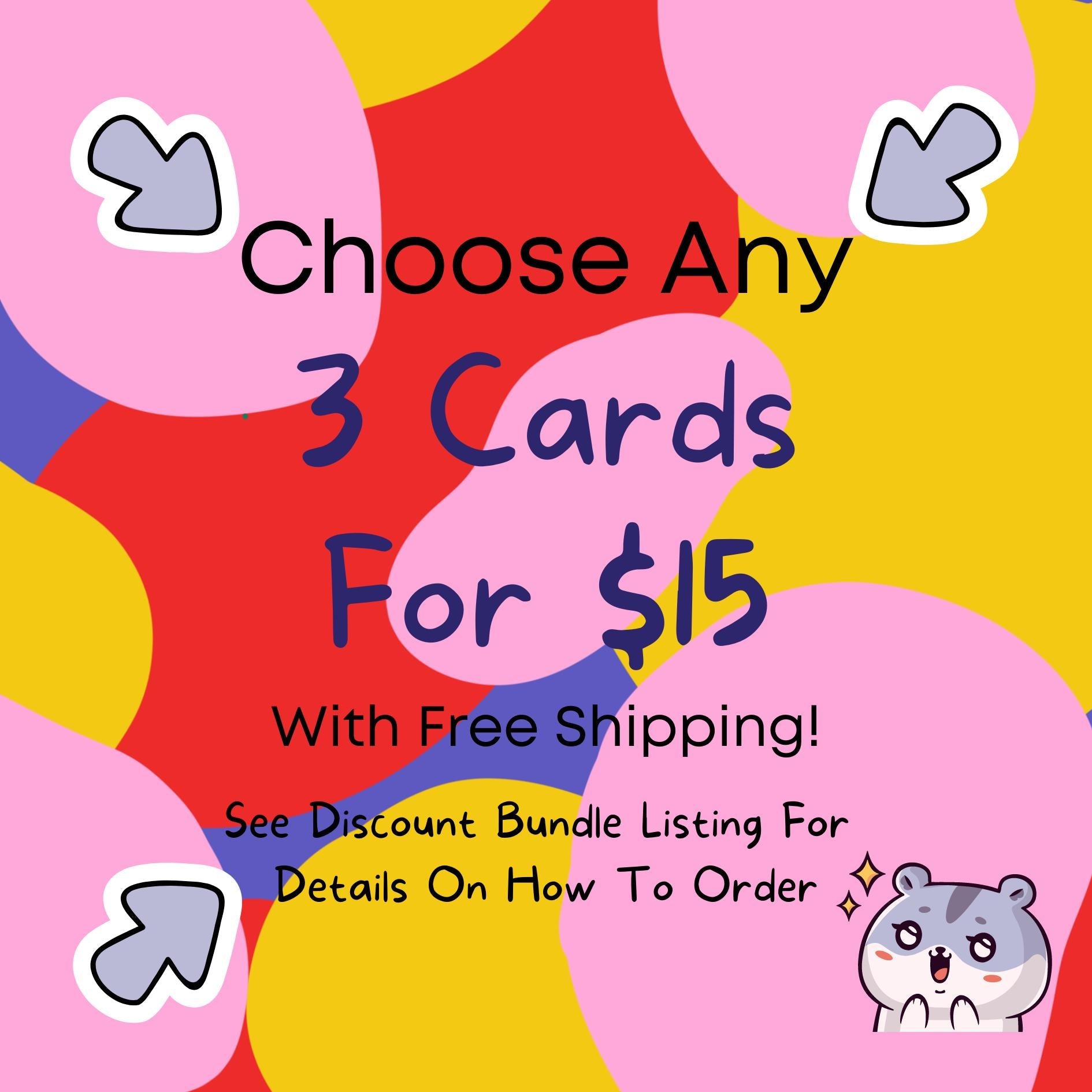 Hwaiting Korean Encouragement Card: Motivational Kpop Kdrama Stationery - JuzBecuzStationery