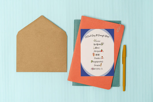 Multi-Language Thank You Card: International Gratitude