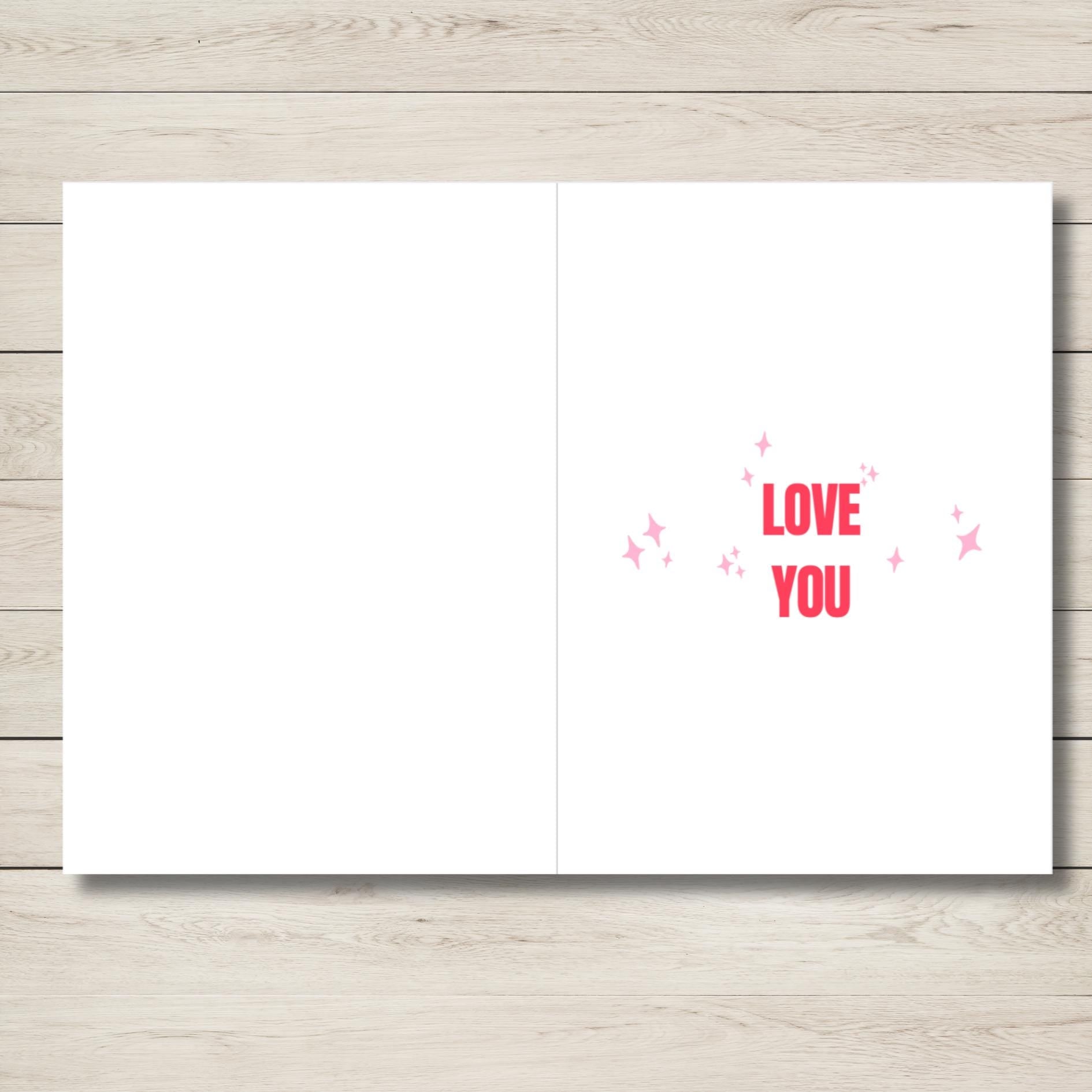 Strawberry Mom Card: Kawaii Punny Greeting Card - JuzBecuzStationery